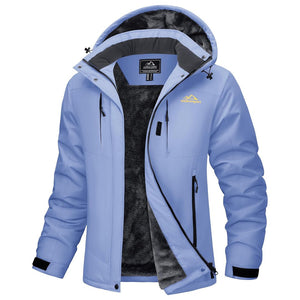 TACVASEN Light Blue Women's Insulated Ski Jacket Winter Snow Coat