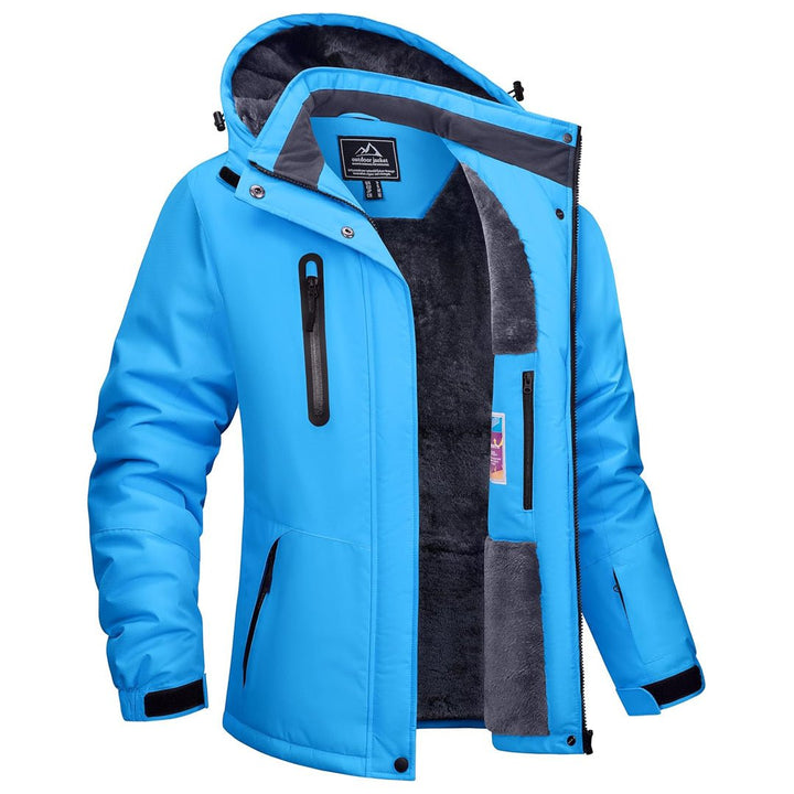 Women's Outdoor Waterproof Hooded Warm Winter Jacket - AT24W4186