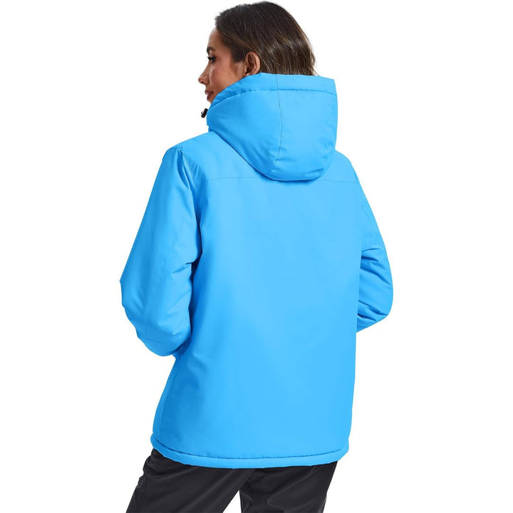 Women's Outdoor Waterproof Hooded Warm Winter Jacket - AT24W4186