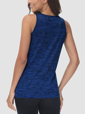 TACVASEN Royal Blue Women's Quick Dry Athletic Tank Tops for Workout Yoga Running