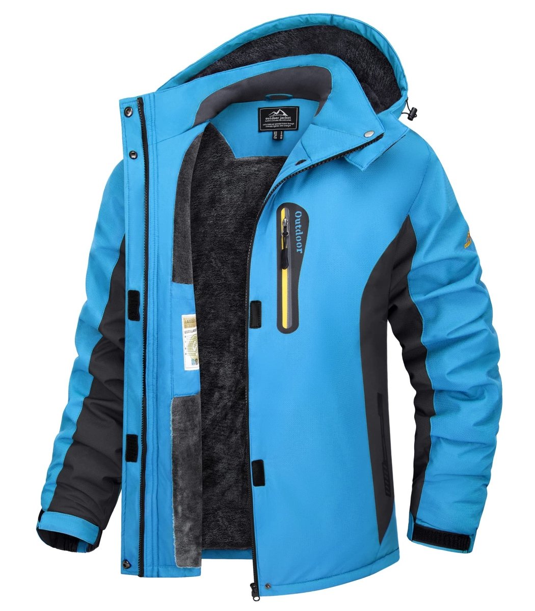 TACVASEN Deep Purple Women's Skiing Jacket Water-Resistant Windbreaker