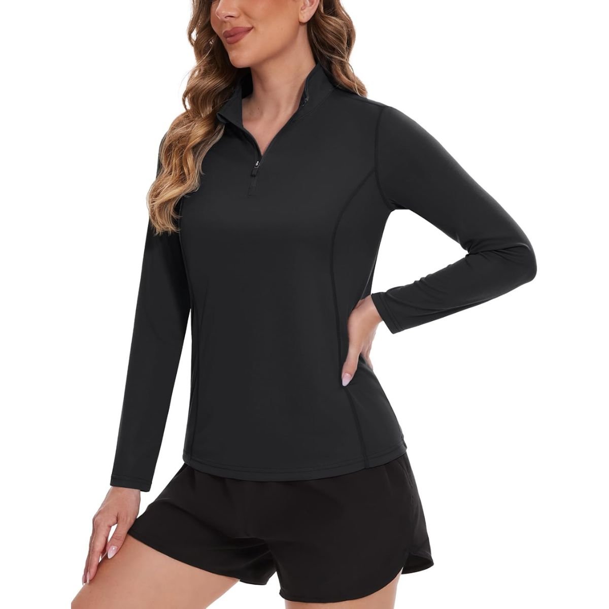 ファッション TACVASEN Sun Protection Shirts for Women Long Sleeve Hiking Shirts Women Qu TACVASEN Womens Long Sleeve Hiking UPF 50+ UV Sun Shirts