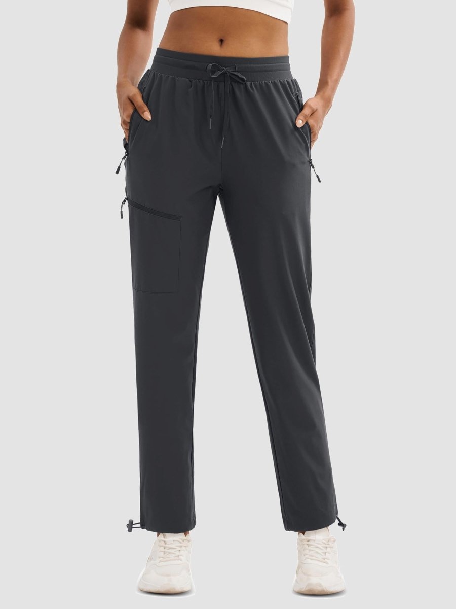TACVASEN Dark Grey Women's UPF 50+ Quick Dry Lightweight Hiking Pants