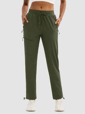 TACVASEN Army Green Women's UPF 50+ Quick Dry Lightweight Hiking Pants