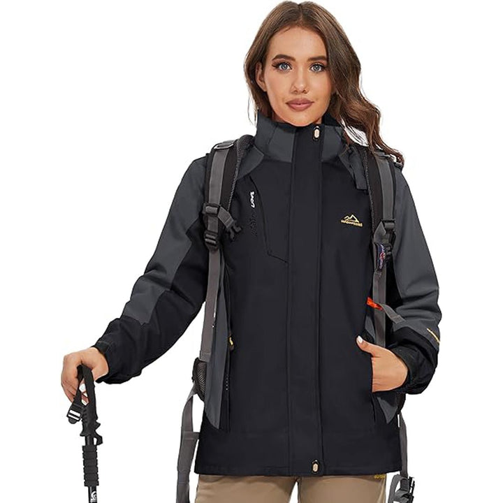 Women's Winter Coats 3 - IN - 1 Water Resistant Windproof Fleece Ski Jacket - 12328D