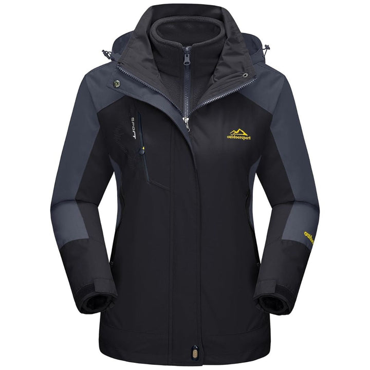 Women's Winter Coats 3 - IN - 1 Water Resistant Windproof Fleece Ski Jacket - Fall Winter 2022