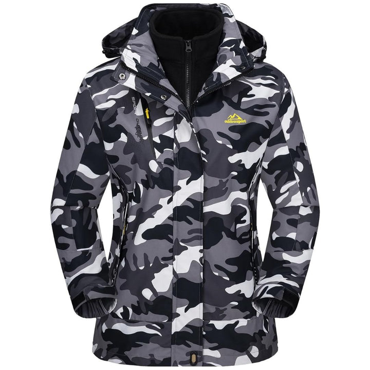 Women's Winter Coats 3 - IN - 1 Water Resistant Windproof Fleece Ski Jacket - Fall Winter 2022