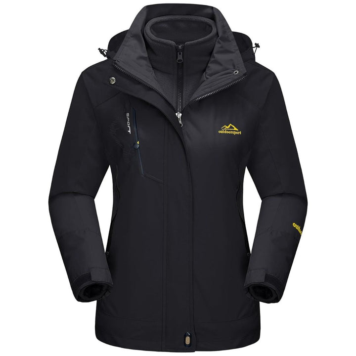 Women's Winter Coats 3 - IN - 1 Water Resistant Windproof Fleece Ski Jacket - Fall Winter 2022