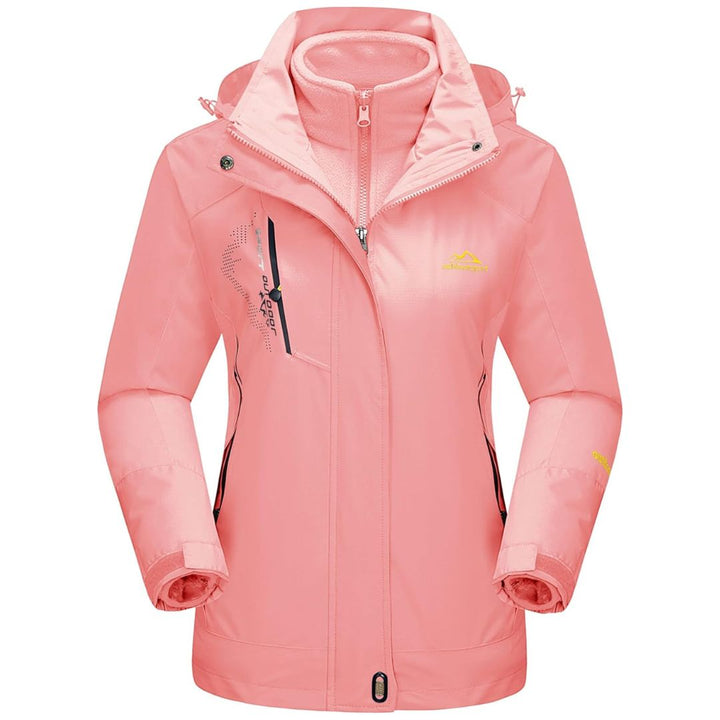 Women's Winter Coats 3 - IN - 1 Water Resistant Windproof Fleece Ski Jacket - Fall Winter 2022