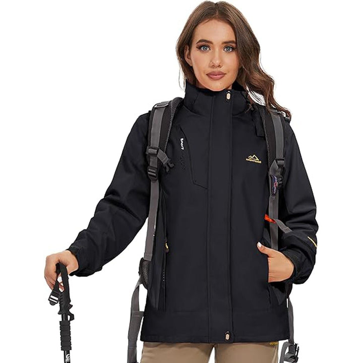 Women's Winter Coats 3 - IN - 1 Water Resistant Windproof Fleece Ski Jacket - 12328D