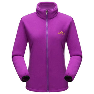 TACVASEN Deep Purple Women's 3 - IN - 1 Waterproof Coats Windproof Fleece Ski Jacket