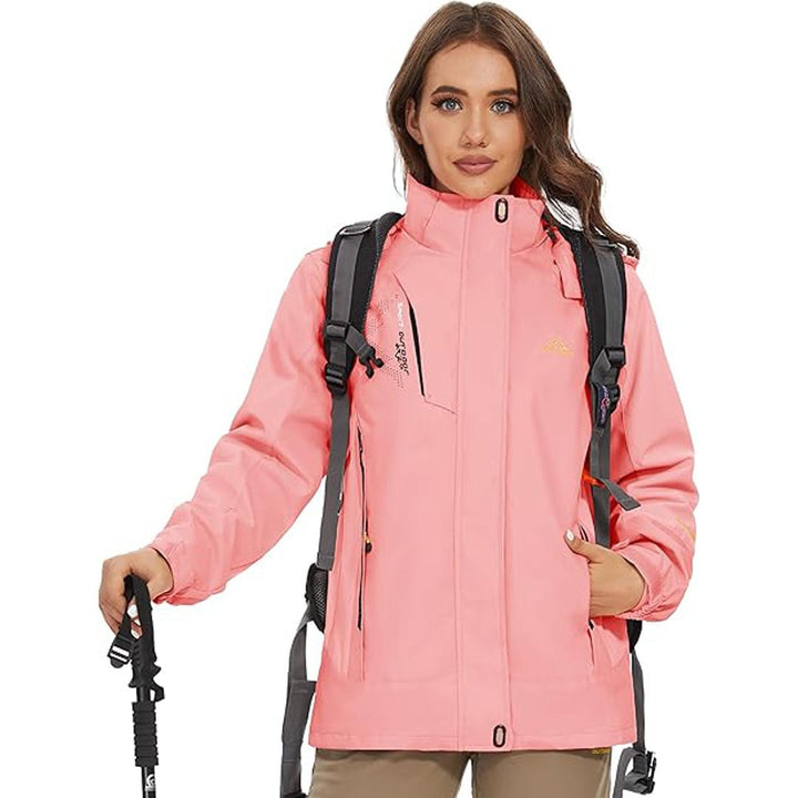 Women's Winter Coats 3 - IN - 1 Water Resistant Windproof Fleece Ski Jacket - 12328D
