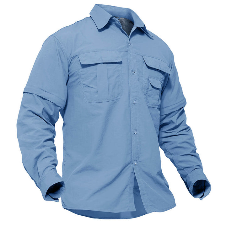 Quick-Dry Detachable Button-down Tactical Shirts - Men's Tactical