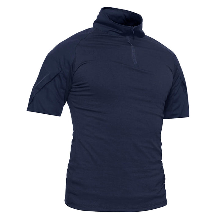 1/4 Zip Sleeve Slim Fit Camo Tactical Shirt - Men's Tactical