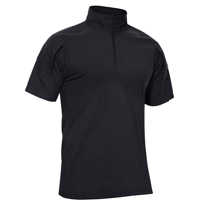 1/4 Zip Sleeve Slim Fit Camo Tactical Shirt - Men's Tactical