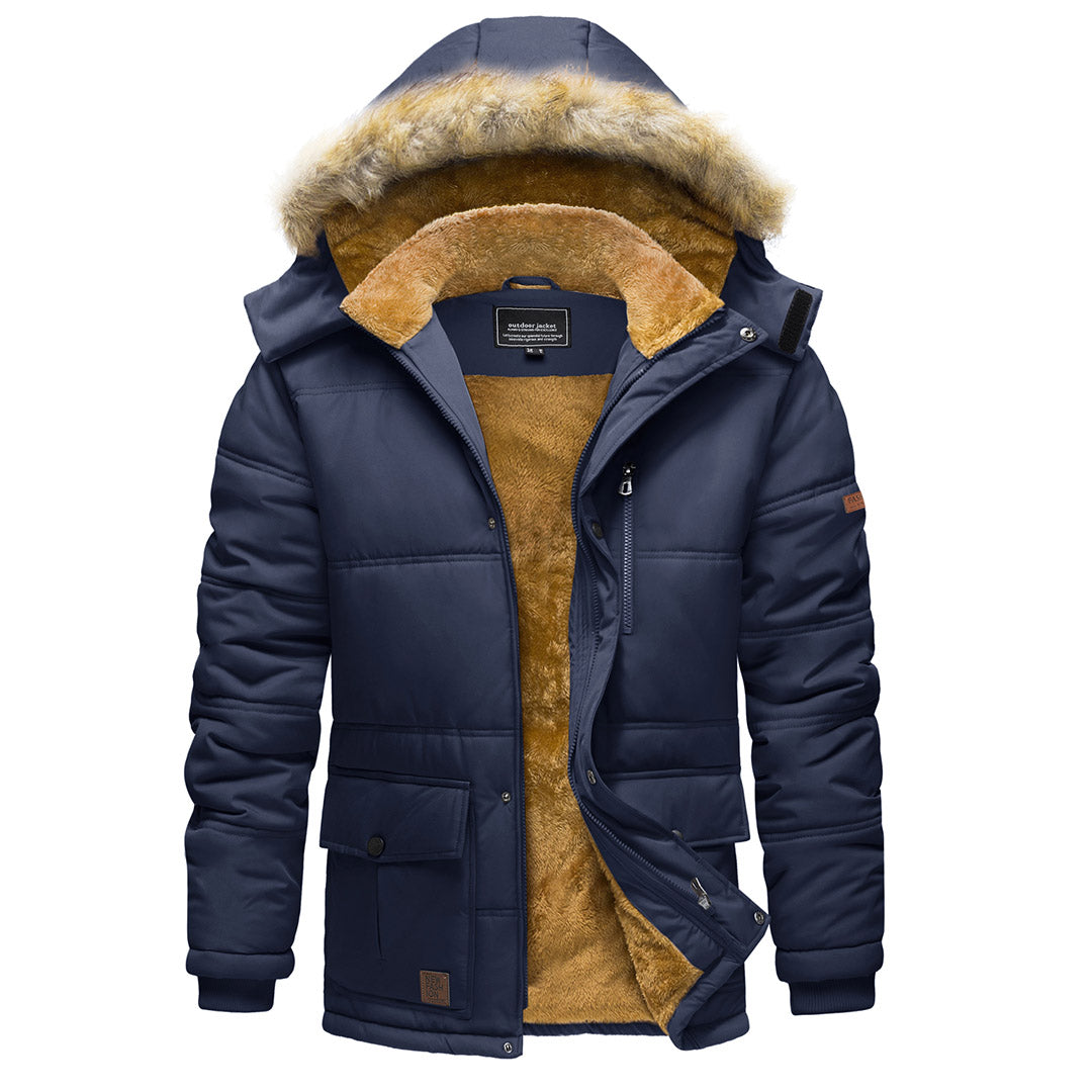 Men's Winter Jacket with Hood Snow Ski Coat - TACVASEN