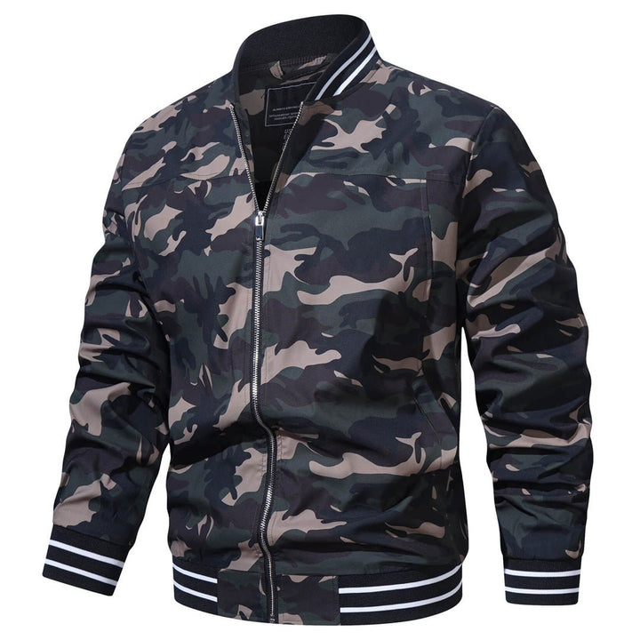 Lightweight Windbreaker Full-Zip Bomber Jackets - Fall Winter 2022
