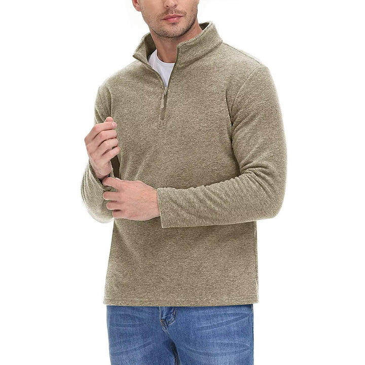 Men's 1/4 Zip Fleece Athletic Pullover Sweatshirts - Men's Sweatshirts