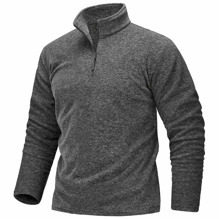 Men's 1/4 Zip Fleece Athletic Pullover Sweatshirts - Men's Sweatshirts
