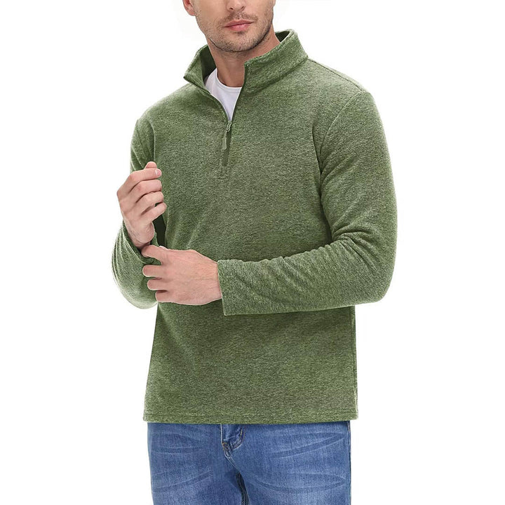 Men's 1/4 Zip Fleece Athletic Pullover Sweatshirts - Men's Sweatshirts