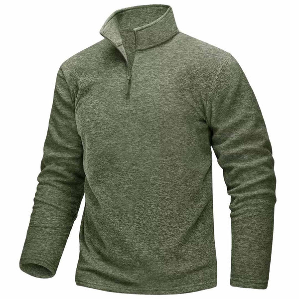 Men's 1/4 Zip Fleece Athletic Pullover Sweatshirts - Men's Sweatshirts
