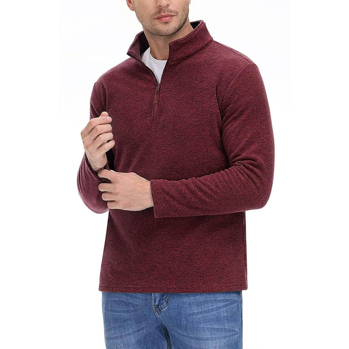 Men's 1/4 Zip Fleece Athletic Pullover Sweatshirts - Men's Sweatshirts