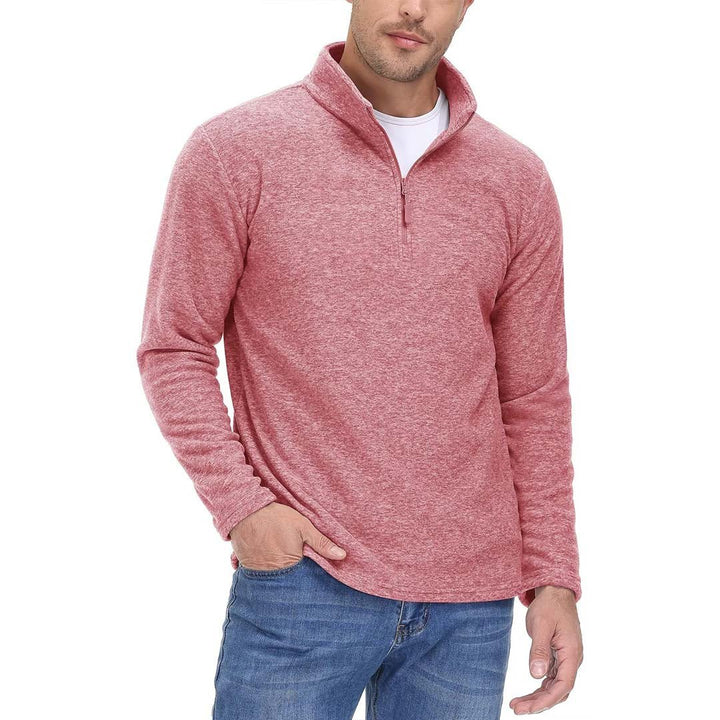 Men's 1/4 Zip Fleece Athletic Pullover Sweatshirts - Men's Sweatshirts