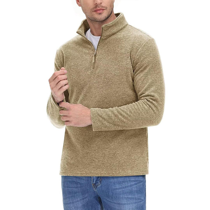 Men's 1/4 Zip Fleece Athletic Pullover Sweatshirts - Men's Sweatshirts