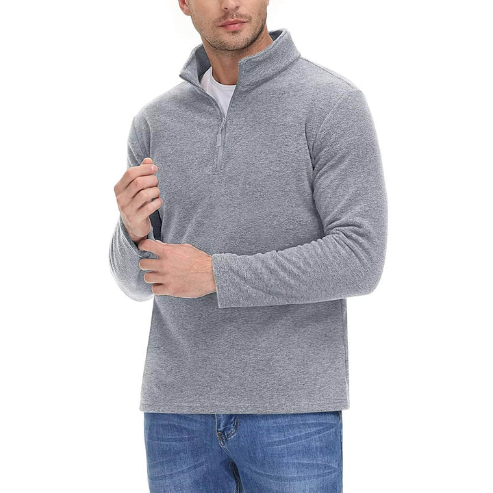 Men's 1/4 Zip Fleece Athletic Pullover Sweatshirts - Men's Sweatshirts