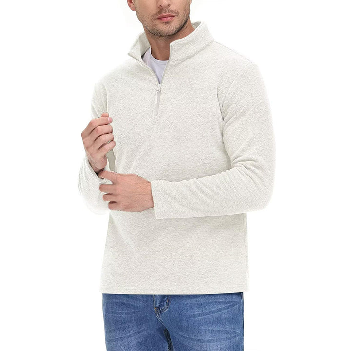 Men's 1/4 Zip Fleece Athletic Pullover Sweatshirts - Men's Sweatshirts