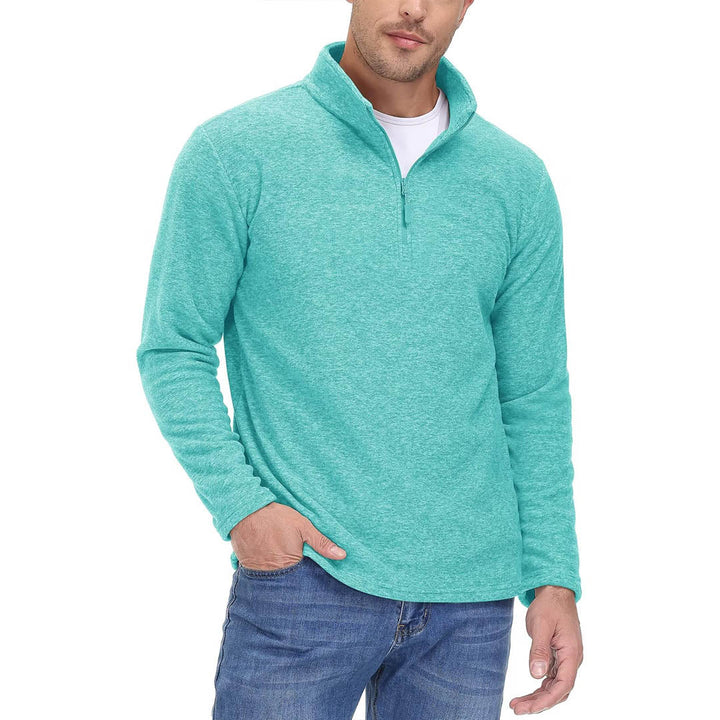 Men's 1/4 Zip Fleece Athletic Pullover Sweatshirts - Men's Sweatshirts