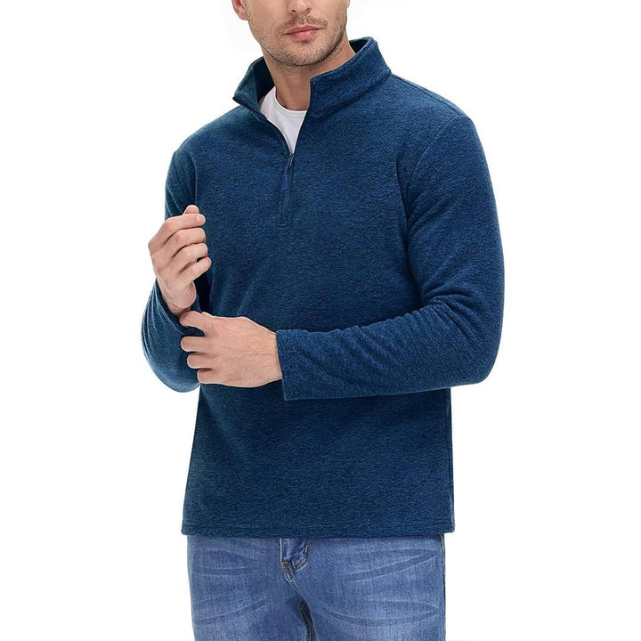 Men's 1/4 Zip Fleece Athletic Pullover Sweatshirts - Men's Sweatshirts