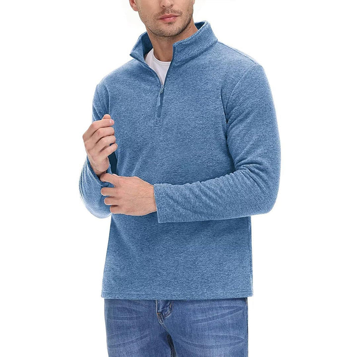 Men's 1/4 Zip Fleece Athletic Pullover Sweatshirts - Men's Sweatshirts