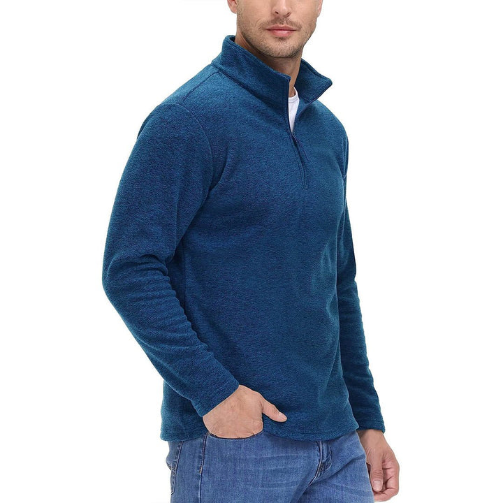 Men's 1/4 Zip Fleece Athletic Pullover Sweatshirts - Men's Sweatshirts