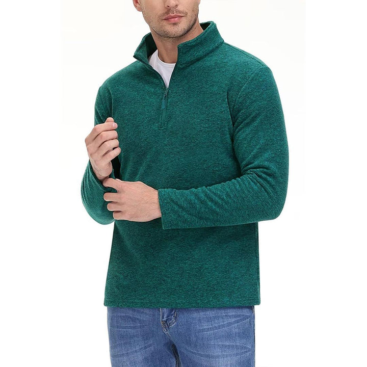 Men's 1/4 Zip Fleece Athletic Pullover Sweatshirts - Men's Sweatshirts
