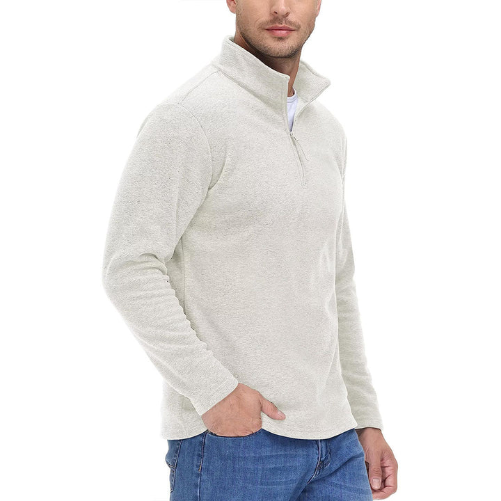 Men's 1/4 Zip Fleece Athletic Pullover Sweatshirts - Men's Sweatshirts