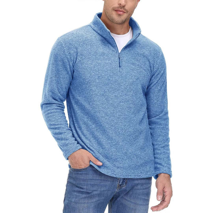 Men's 1/4 Zip Fleece Athletic Pullover Sweatshirts - Men's Sweatshirts