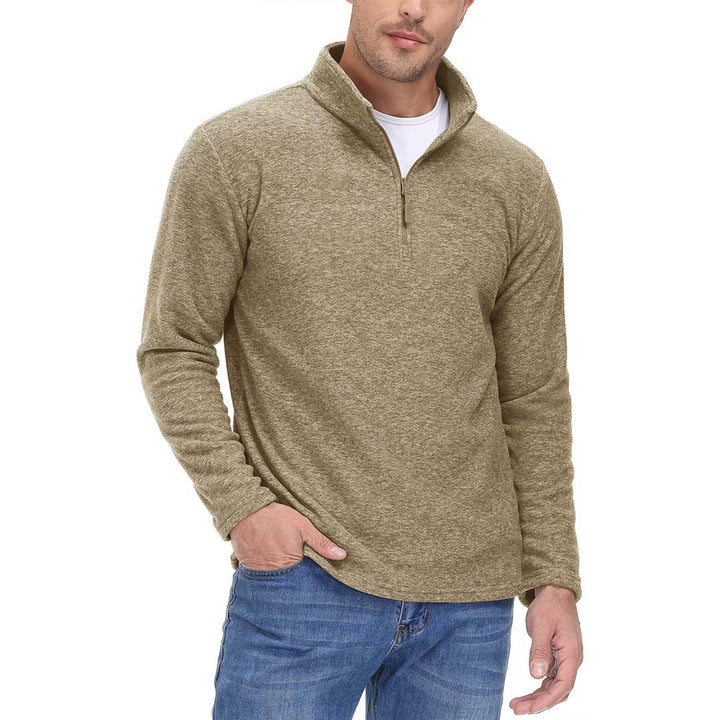 Men's 1/4 Zip Fleece Athletic Pullover Sweatshirts - Men's Sweatshirts