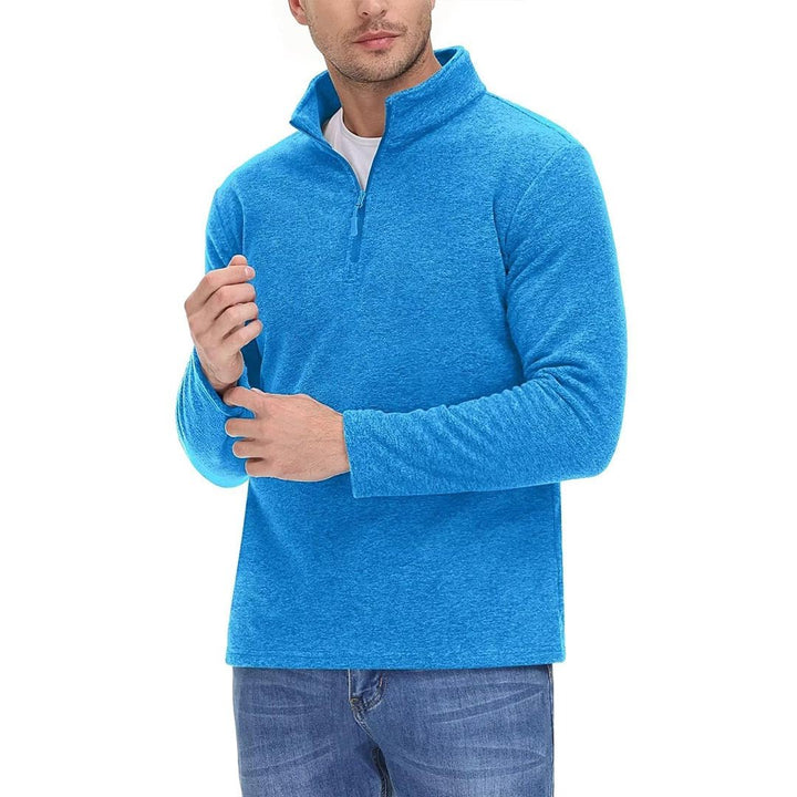Men's 1/4 Zip Fleece Athletic Pullover Sweatshirts - Men's Sweatshirts
