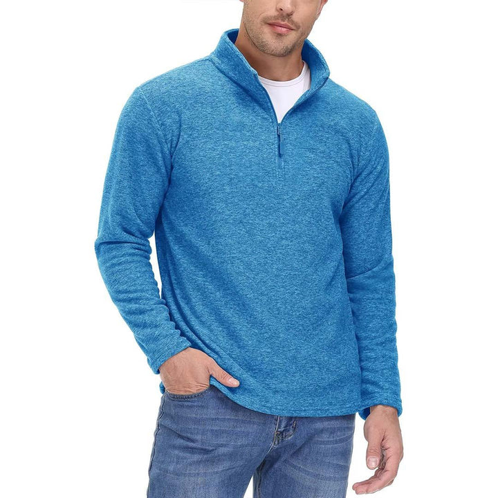 Men's 1/4 Zip Fleece Athletic Pullover Sweatshirts - Men's Sweatshirts