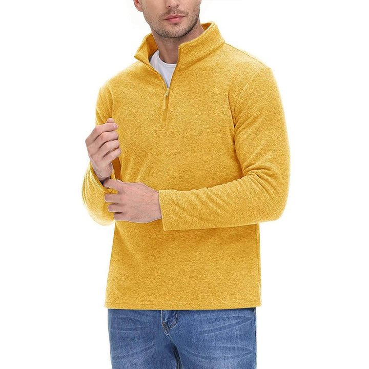 Men's 1/4 Zip Fleece Athletic Pullover Sweatshirts - Men's Sweatshirts