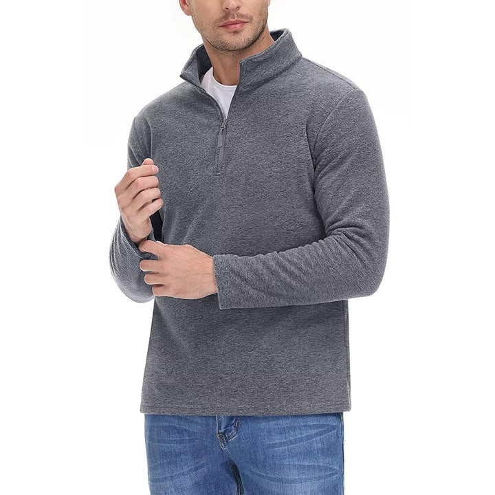 Men's 1/4 Zip Fleece Athletic Pullover Sweatshirts - Men's Sweatshirts