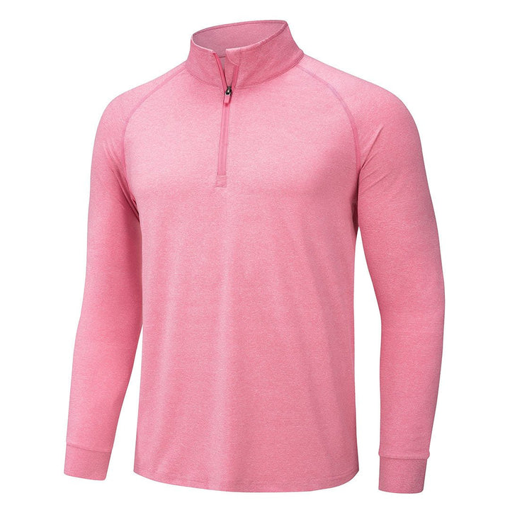 Men's 1/4 Zip Pullover Shirts Sun Protection UPF 50+ Long Sleeve - Men's Running Shirts