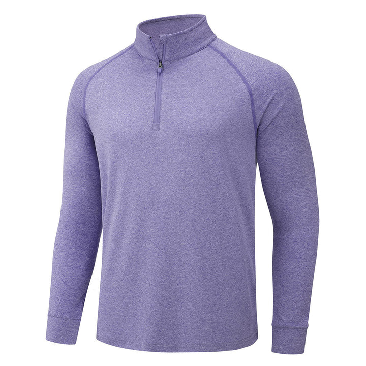 Men's 1/4 Zip Pullover Shirts Sun Protection UPF 50+ Long Sleeve - Men's Running Shirts