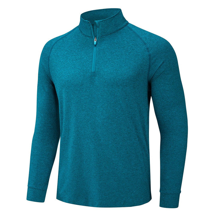 Men's 1/4 Zip Pullover Shirts Sun Protection UPF 50+ Long Sleeve - Men's Running Shirts