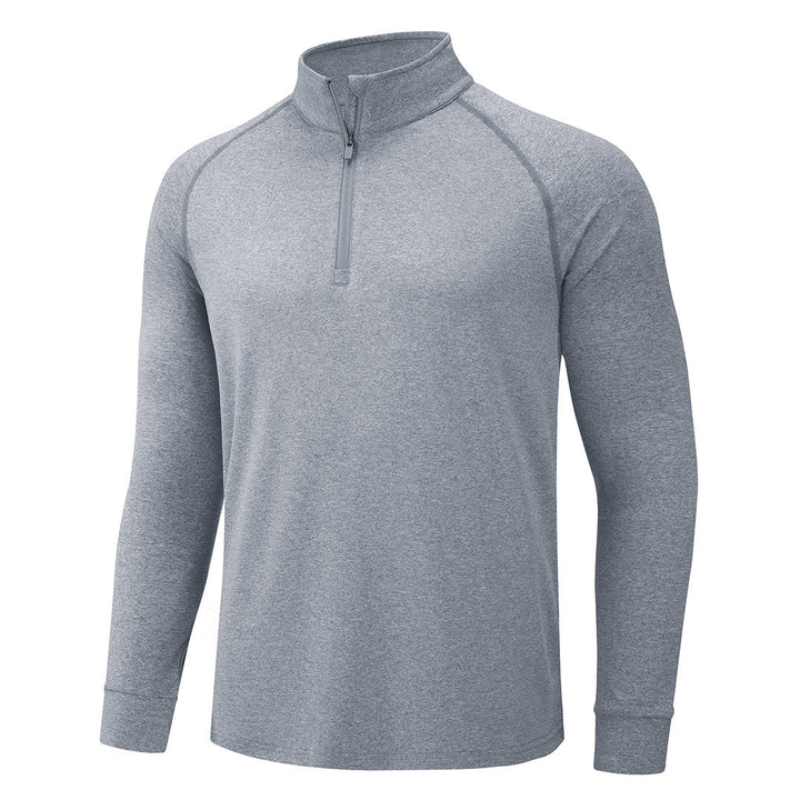 Men's 1/4 Zip Pullover Shirts Sun Protection UPF 50+ Long Sleeve - Men's Running Shirts
