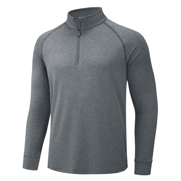 Men's 1/4 Zip Pullover Shirts Sun Protection UPF 50+ Long Sleeve - Men's Running Shirts
