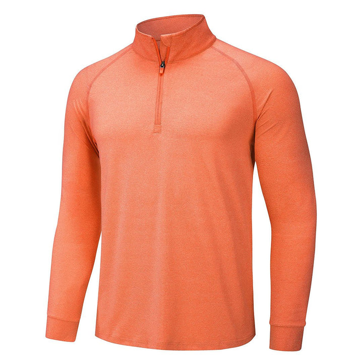 Men's 1/4 Zip Pullover Shirts Sun Protection UPF 50+ Long Sleeve - Men's Running Shirts