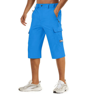 TACVASEN Amry Green Utility Cargo Shorts Quick Drying