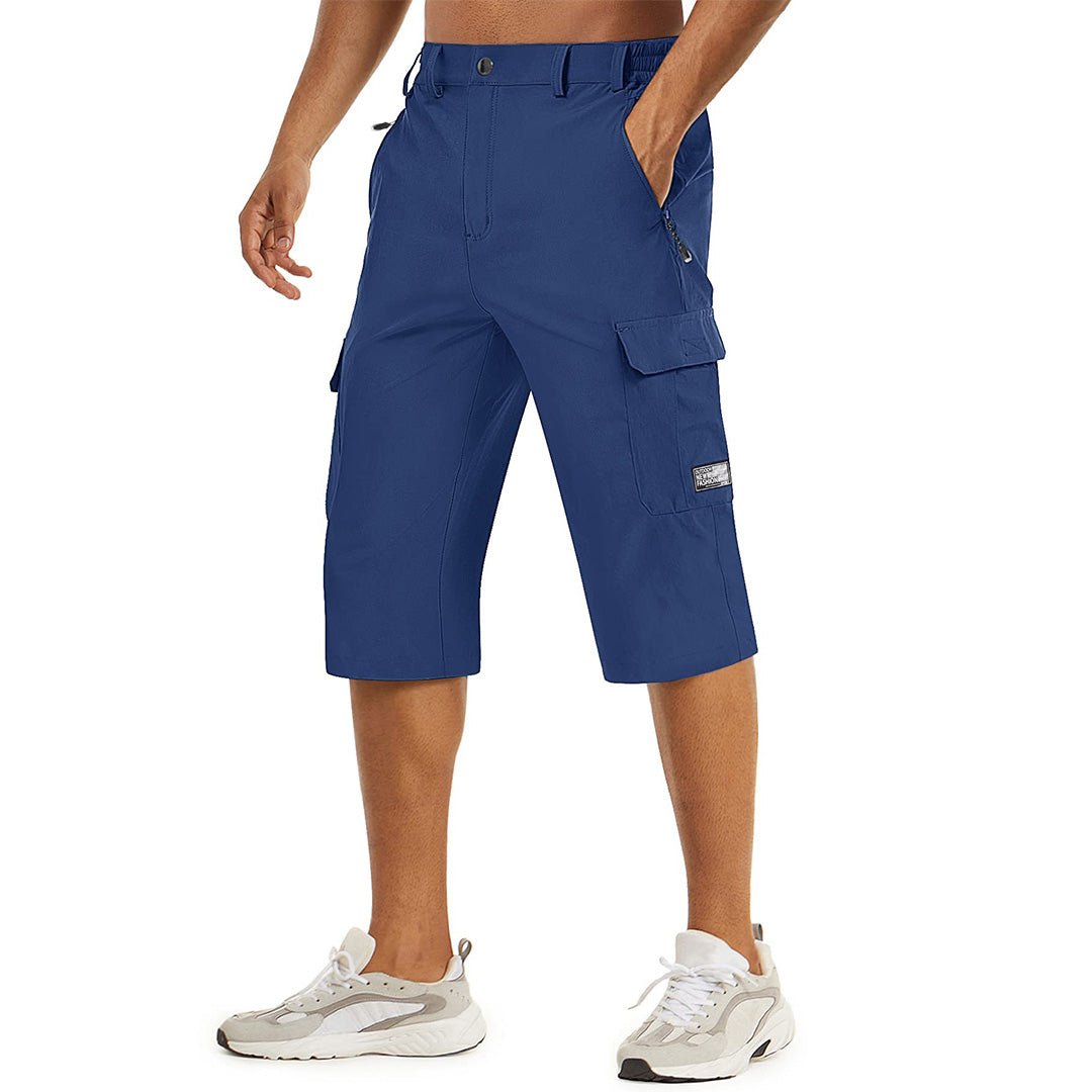 TACVASEN Amry Green Utility Cargo Shorts Quick Drying